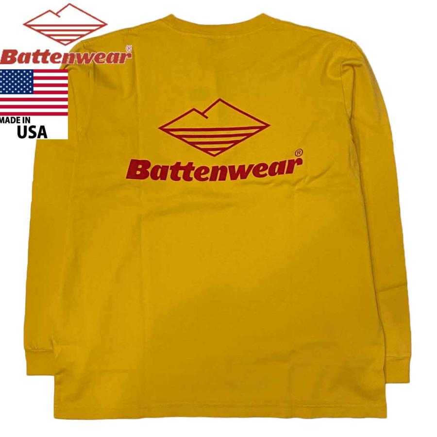 Battenwear Tシャツ 2枚セット Batten Sportswear Battenwear バテンウェア 長袖 ロゴTシャツ TEAM L
