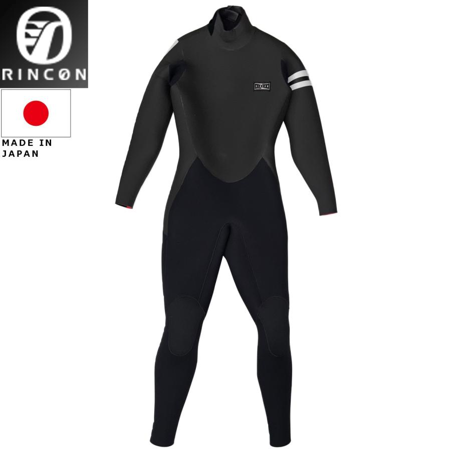 RINCON リンコン BZ 冬用ウェットスーツ バックジップ ライン入り 5×3