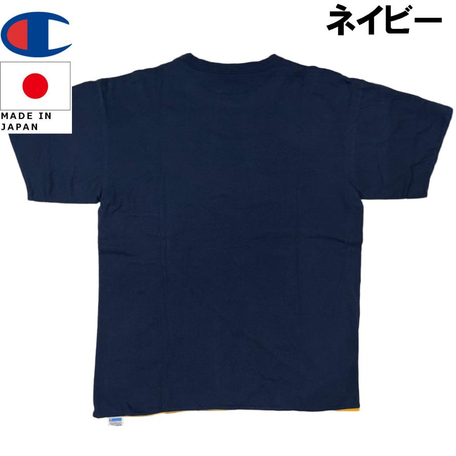 80s champion チャンピオン Tシャツ NAVY トリコ L 中古・古着通販】Champion (チャンピオン) 80S USNAカレッジtシャツ