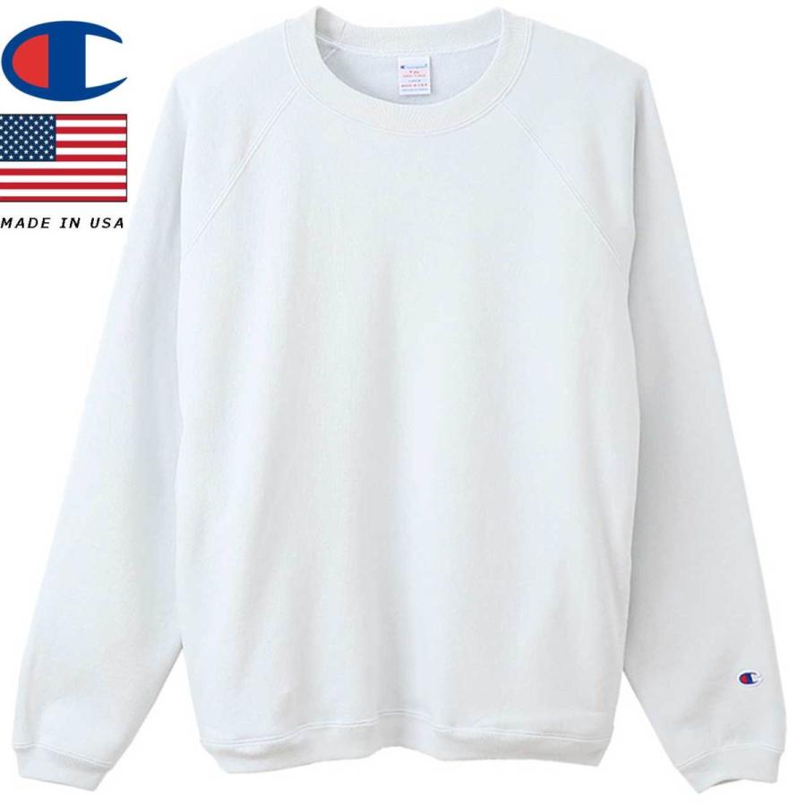 Champion チャンピオン クルーネックスウェットシャツ MADE IN USA C5-T001 ライトグレー｜libra-ssy