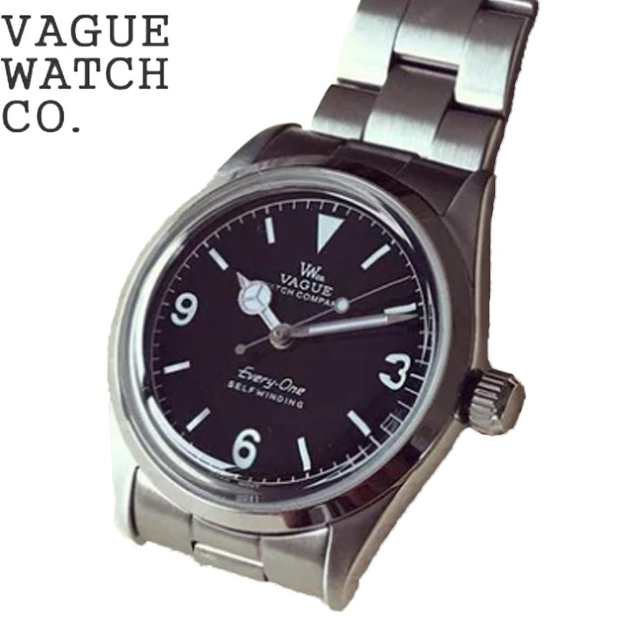 VAGUE WATCH Co. ヴァーグウォッチ Every-One エヴリィワン BLACK e1l001の画像