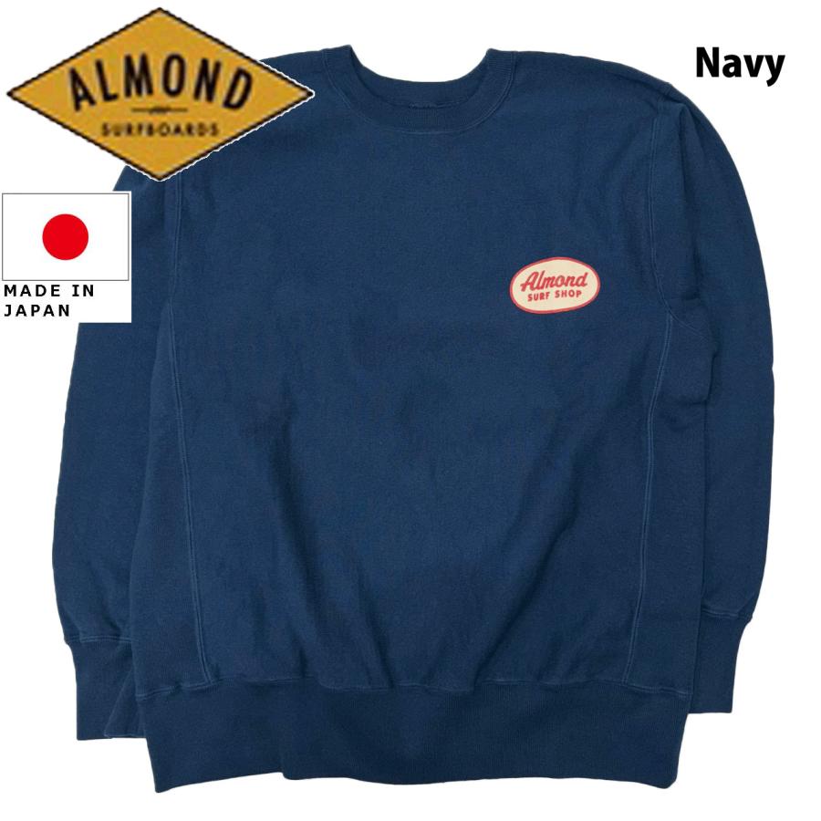 ALMOND SURFBORDS アーモンドサーフボード ALMOND OVAL スウェット GF2355_1