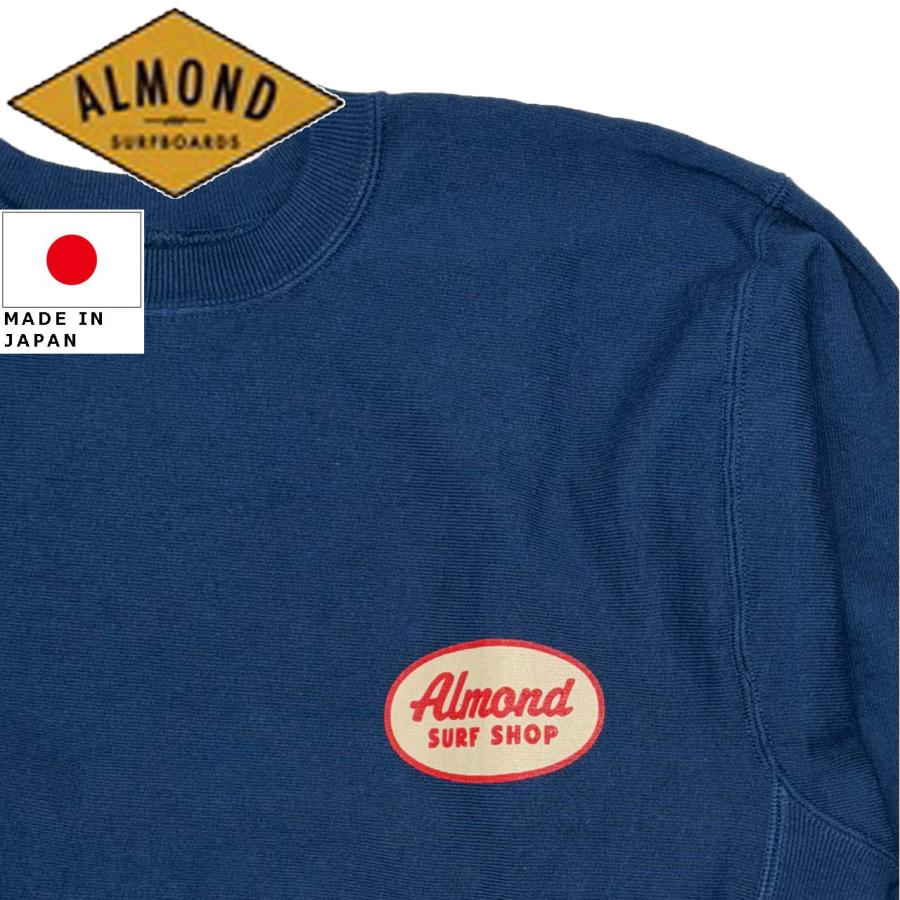 ALMOND SURFBORDS アーモンドサーフボード ALMOND OVAL スウェット GF2355_5