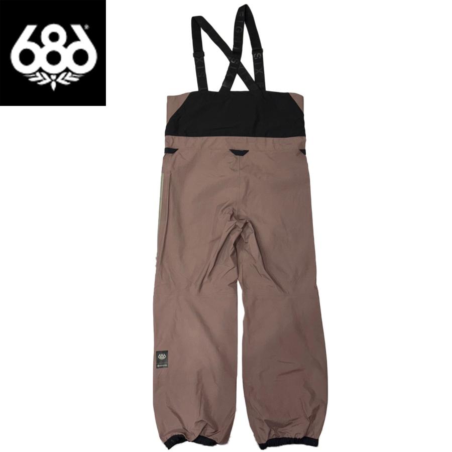 686 シックスエイトシックス MENS GORE-TEX 3L ATV BIB - PEPPERCORN ゴアテックス スノーボードウェア M5WN249-PEPCの画像