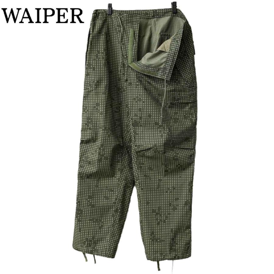 WAIPER.inc 実物 米軍 ナイトデザートカモ オーバーパンツ サイド