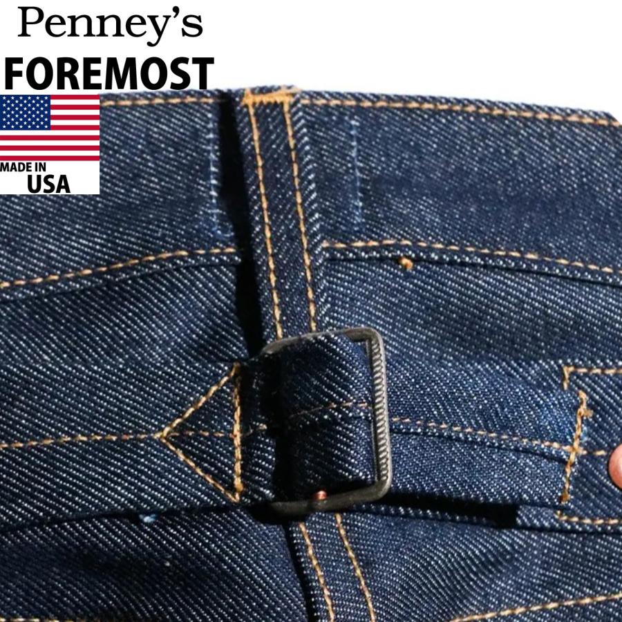 PENNEY'S FOREMOST ぺニーズフォアモスト BACK STRAP 5POCKET PANT RIGID バックストラップ 5ポケット リジッド ジーンズ デニム PF23F00300の画像