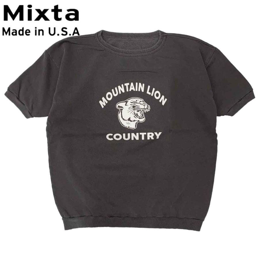 MIXTA ミクスタ スウェットTシャツ 半袖 MOUNTAIN LION SS MADE IN USA SW278_1
