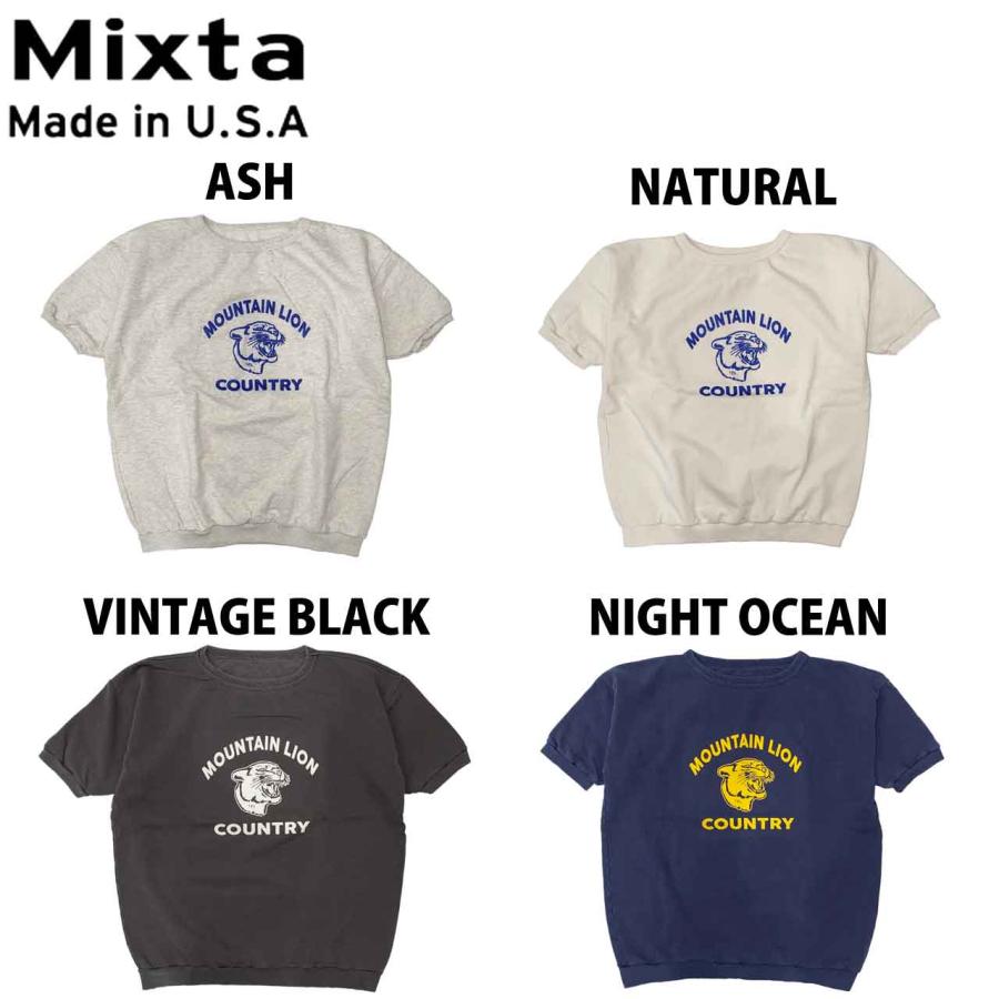 MIXTA ミクスタ スウェットTシャツ 半袖 MOUNTAIN LION SS MADE IN USA SW278_5