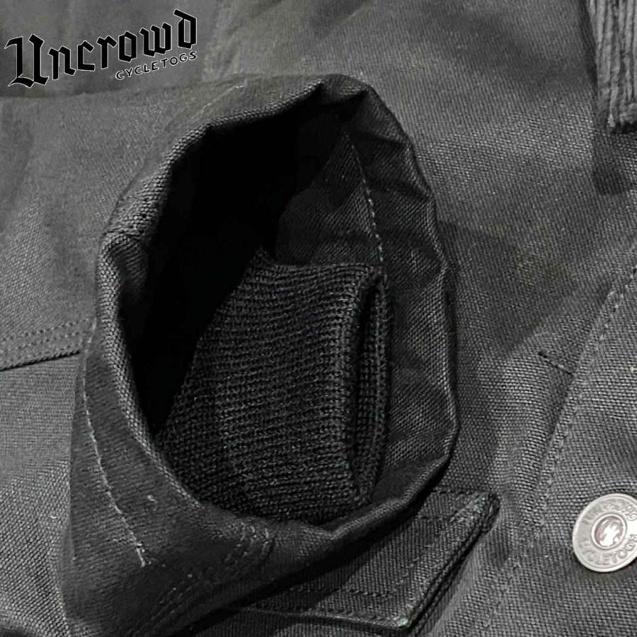 UNCROWD アンクラウド DUCK COVERALL ダック カバーオール UC-412-022 BLACK ブラック｜libra-ssy｜04