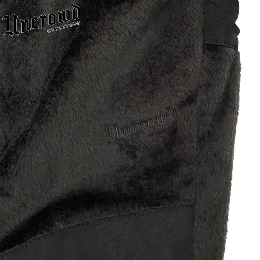 UNCROWD アンクラウド MILITARY FLEECE PANTS ミリタリー フリースパンツ UC-505-022 BLACK ブラック｜libra-ssy｜04