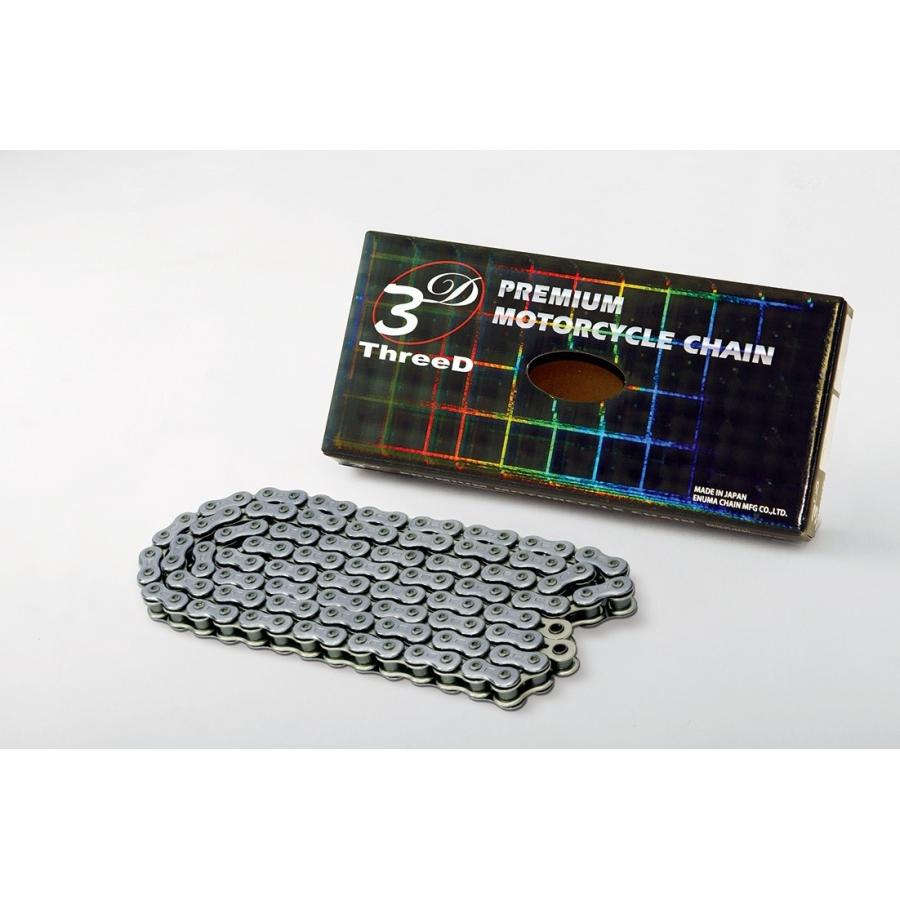 EKチェーン スリード 525Z/3D CR-120L シルバー カシメジョイント 