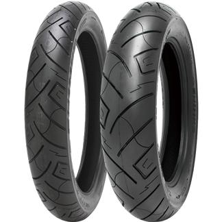 MU85B16 77H  TL 3.50〜4.50  リアタイヤ ブラック Shinko SR777 | SHINKO（タイヤ）