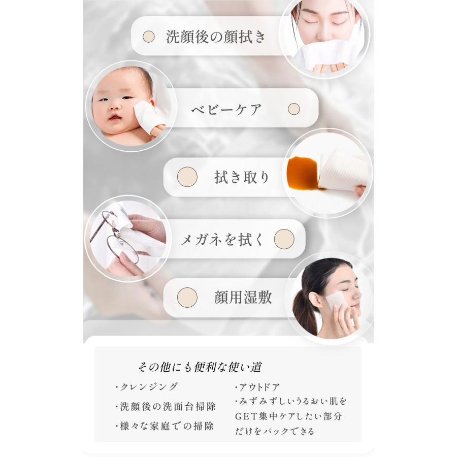 コットン100%/クレンジングタオル 60枚×6個 360枚 コットン100%/クレンジングタオル 60枚×6個 360枚