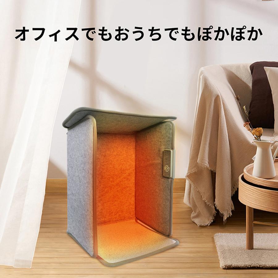 即納＼1秒即暖／デスクパネルヒーター 5面 省エネ パネルヒーター