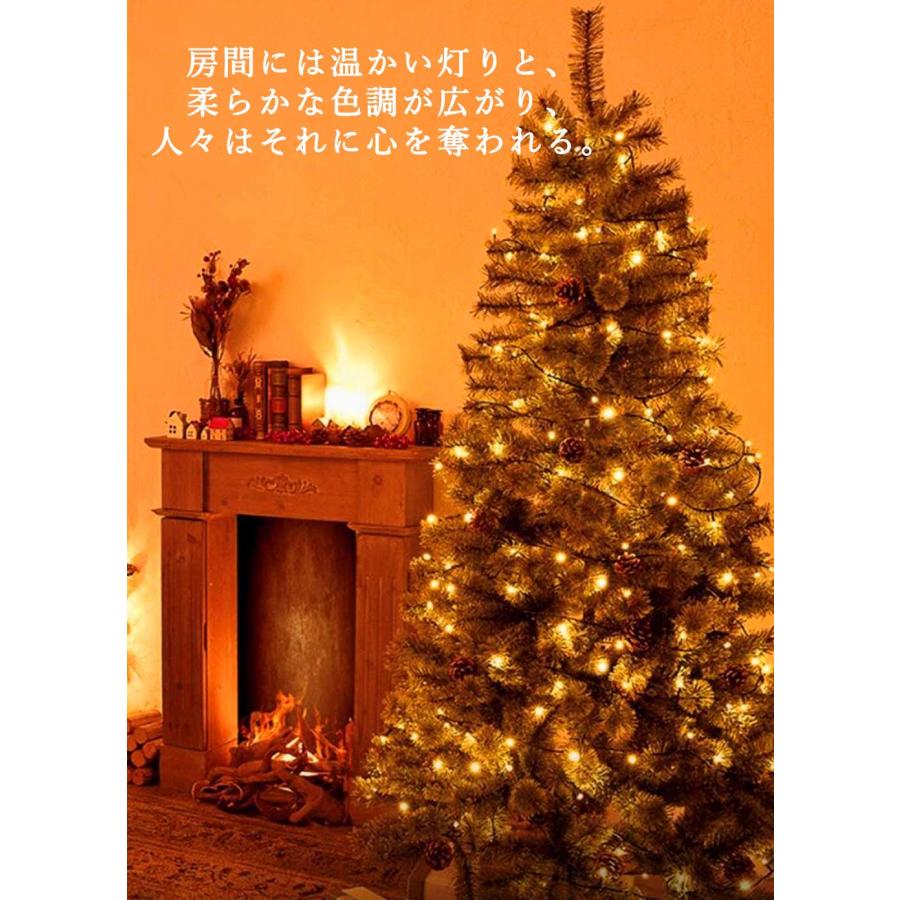 省エネ・自動点灯】10m×2 イルミネーションライト 電池式 LEDライト