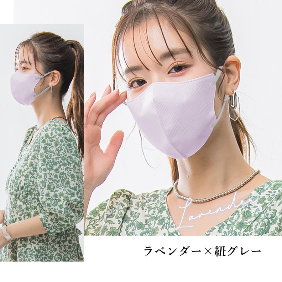 春夏向けカラー・乾燥肌の不快感対策】20枚 3Dマスク 不織布 立体 バイ