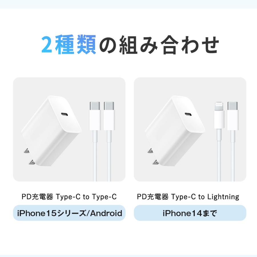 純正品質 iPhone充電器 アイフォン 充電器 タイプC 20W PD 急速充電器 ライトニング アダプター PSE認証 高速充電 PD充電器 ケーブル Type-C 充電器 チップ冷却｜libratone｜08