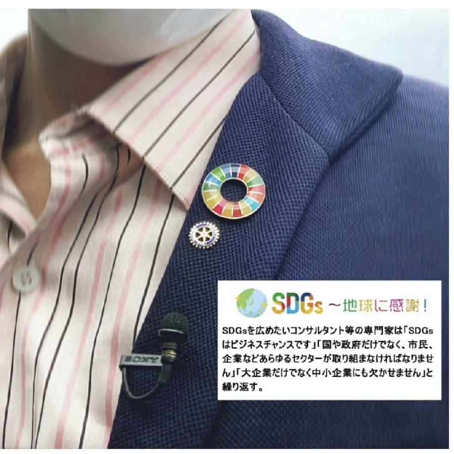 2個 sdgsバッジ 国連最新仕様 sdgs バッジ 正規品 マグネット sdgsバッチ ピンバッチ SDGs バッジ 国連ガイドライン対応 ギフト バッジ 25mm 金色丸み仕上げ｜libratone｜04