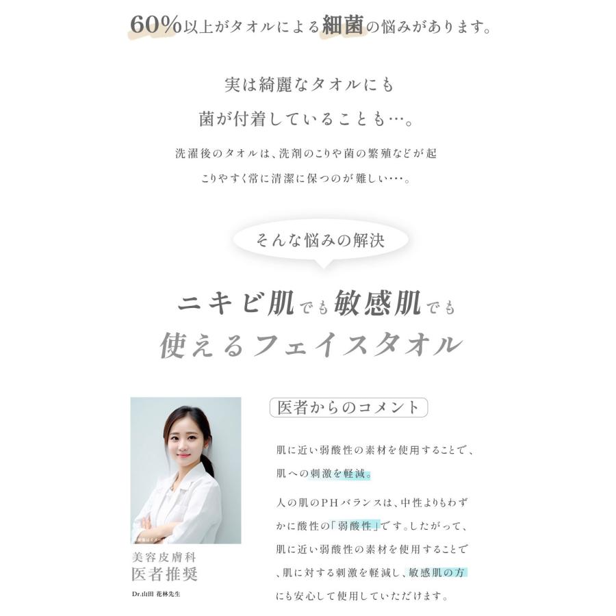 2024新改良 4個240枚 フェイスタオル 洗顔タオル クレンジングタオル フェイシャルタオル 厚手 使い捨てタオル 敏感肌 コンパクト 洗顔 化粧 メイク落とし｜libratone｜07