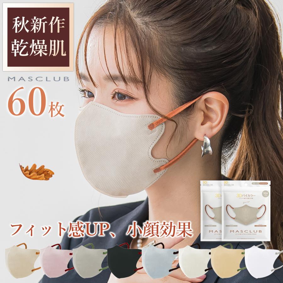 CICIBELLA シシベラ 3D マスク 冷感 C ホワイト60枚 - 通販 
