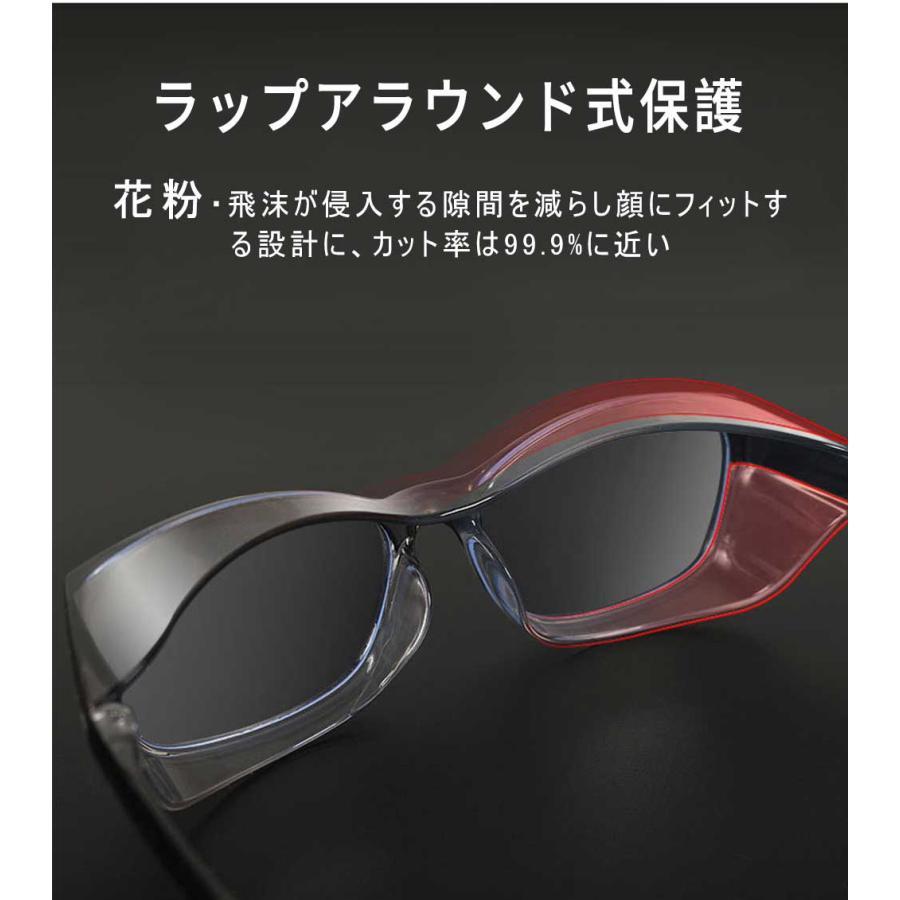 花粉シーズンの必需品！】花粉防止メガネ 曇り止めレンズ ブルーライト