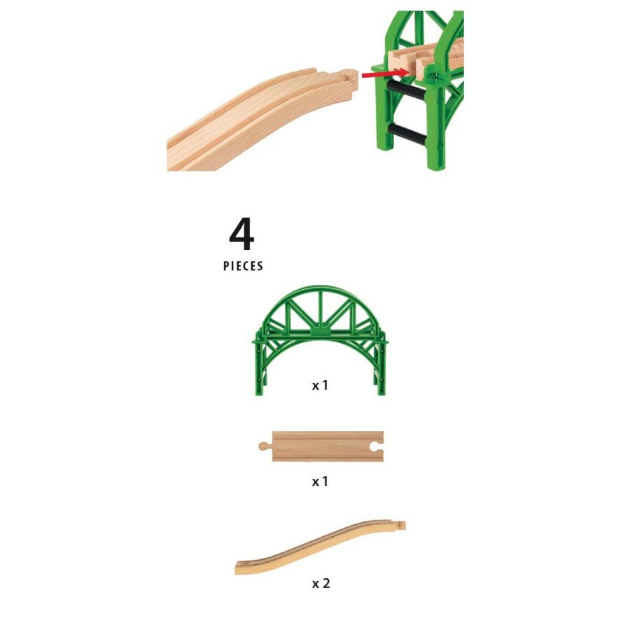 Brio ブリオ レールウェイ Brio World スタッキングブリッジ 335 セレクトショップリブレ 通販 Yahoo ショッピング