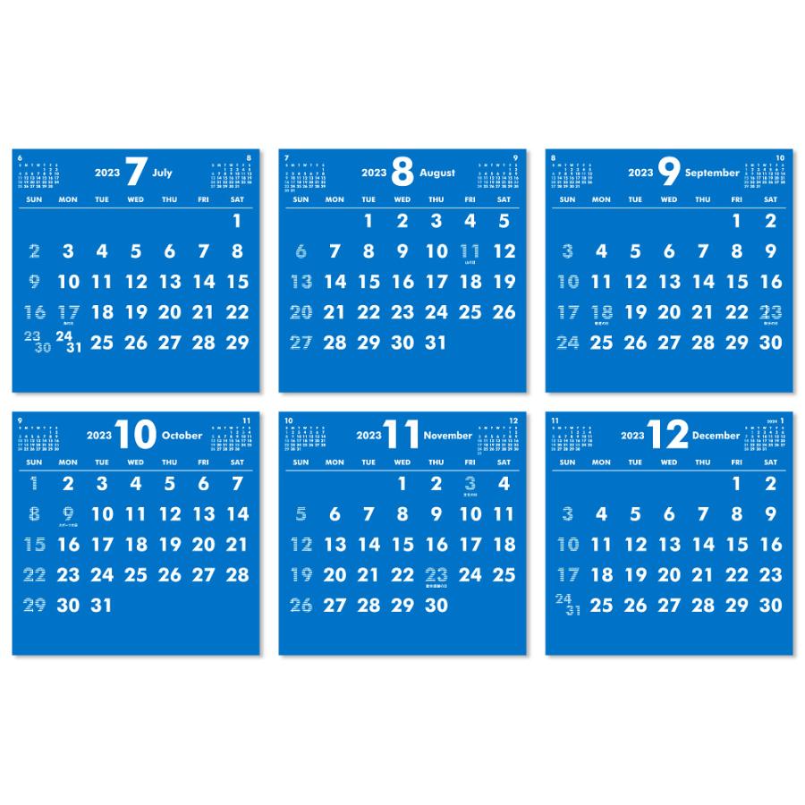23年cdケース卓上カレンダー ブルー ホワイト 12冊から名入れ無料 リブロリアネット 通販 Yahoo ショッピング
