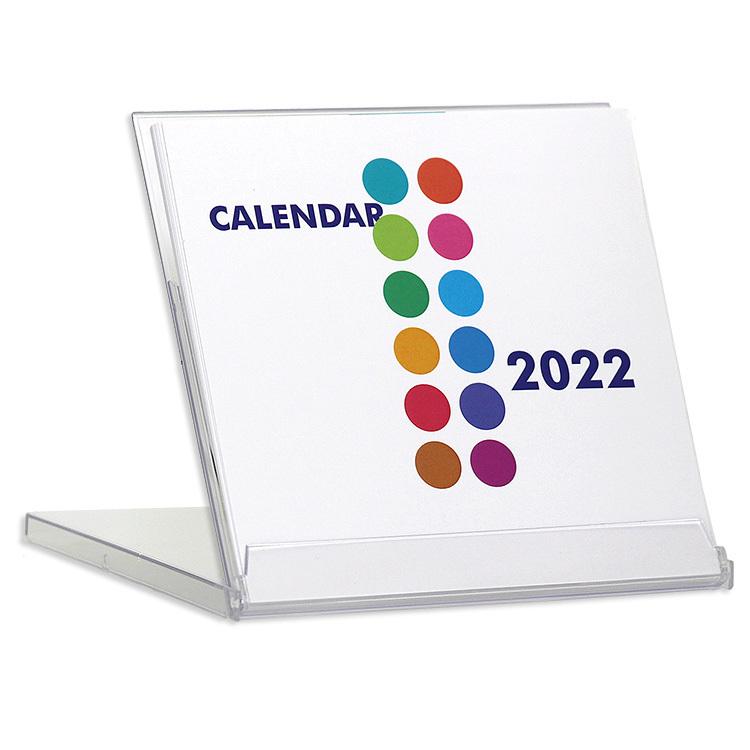 155円 最大70 オフ 22年cdケース卓上カレンダー ポップカラー 12冊から名入れ無料