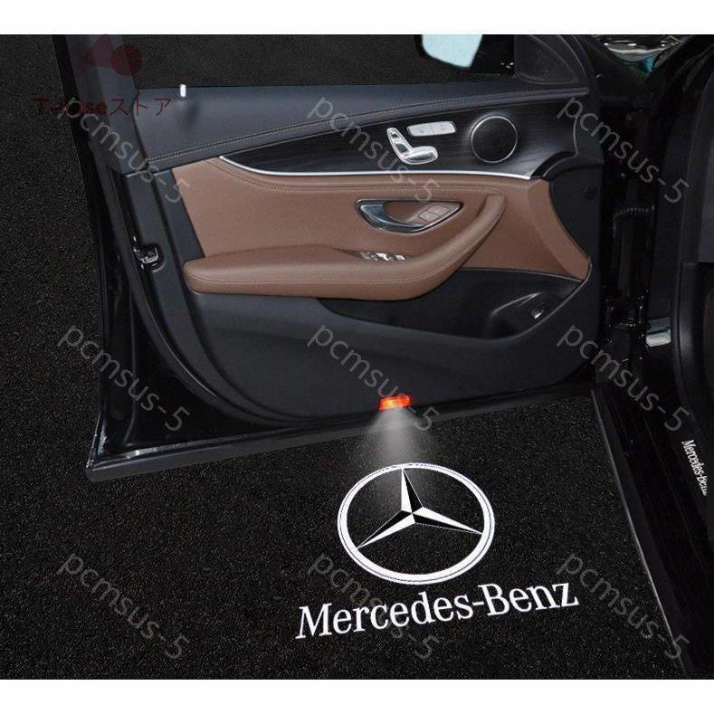 メルセデスベンツ Mercedes Benz カーテシランプ LED 純正交換タイプ HD ハイビジョン ガラスレンズプロジェクタードア ライト 左右2個セット｜libstore3｜06