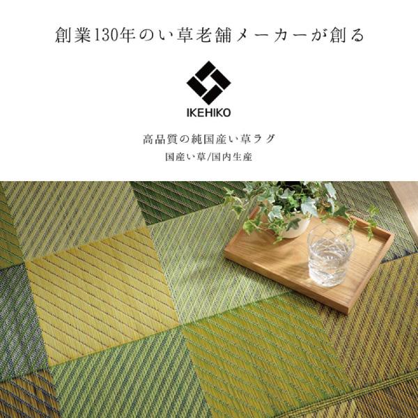日本製 い草 上敷き カーペット ラグ い草カーペット 国産 長方形 約