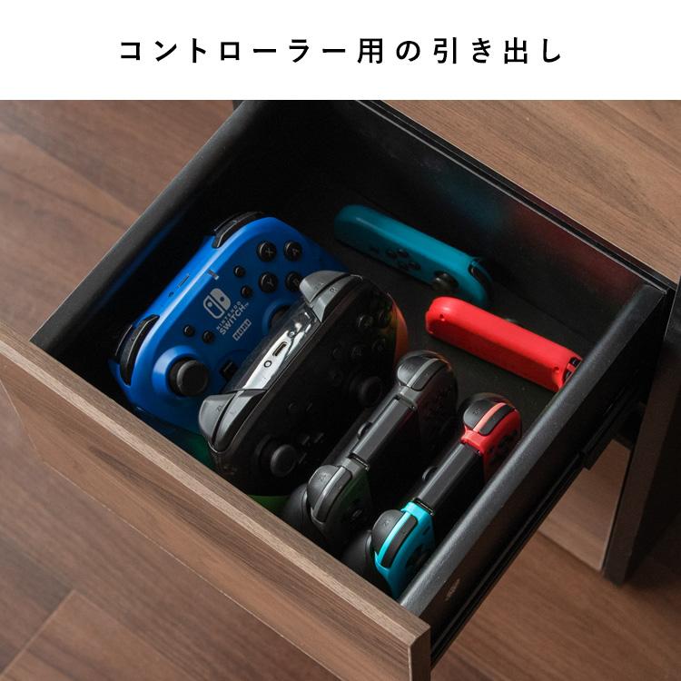 ゲーム機ラック ゲーム機収納 Swutch2収納 スイッチ2収納 コントローラー収納 幅30cm  おしゃれ コンパクト 省スペース 便利 REGABO レガボ 宮武製作所 GRK-008Rの画像