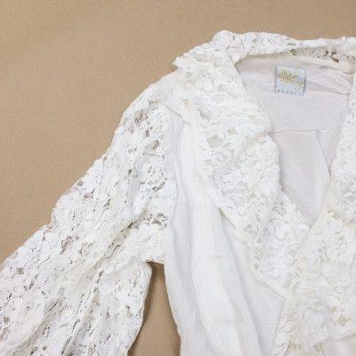 マリカ バイ アドリアーナ レースコートガウン ホワイト メール便不可 |  | 01