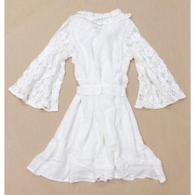 マリカ バイ アドリアーナ レースコートガウン ホワイト メール便不可 |  | 02