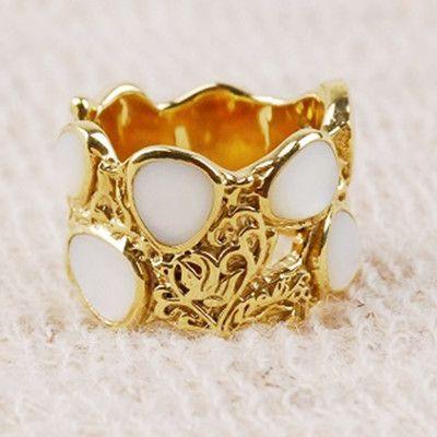 マリカ バイ アドリアーナ Shell Ring  シェルリング 指輪(MR-2 WH) Size 9号 メール便不可 |  | 01