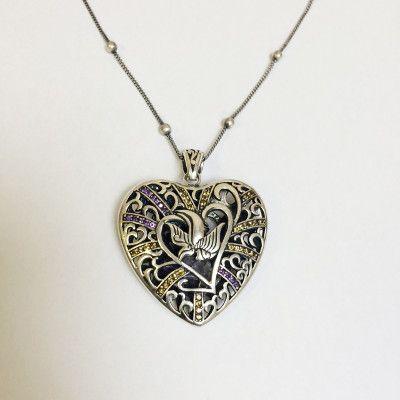 メール便対応　マリカ バイ アドリアーナ　Silver Heart Necklace シルバー ハート ネックレス(Jul-N3 S) |  | 01