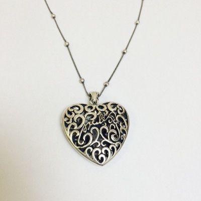 メール便対応　マリカ バイ アドリアーナ　Silver Heart Necklace シルバー ハート ネックレス(Jul-N3 S)｜licha｜03