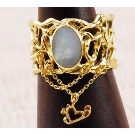 メール便対応　マリカ バイ アドリアーナ　Shell Ring シェル リング 指輪(MR-4 G) Size 11号 |  | 01