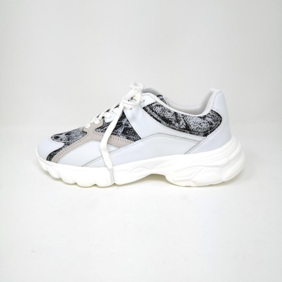フィリップモデルパイソン柄スニーカー adidas☆STAN SMITH NEW BOLD W パイソン (adidas/スニーカー