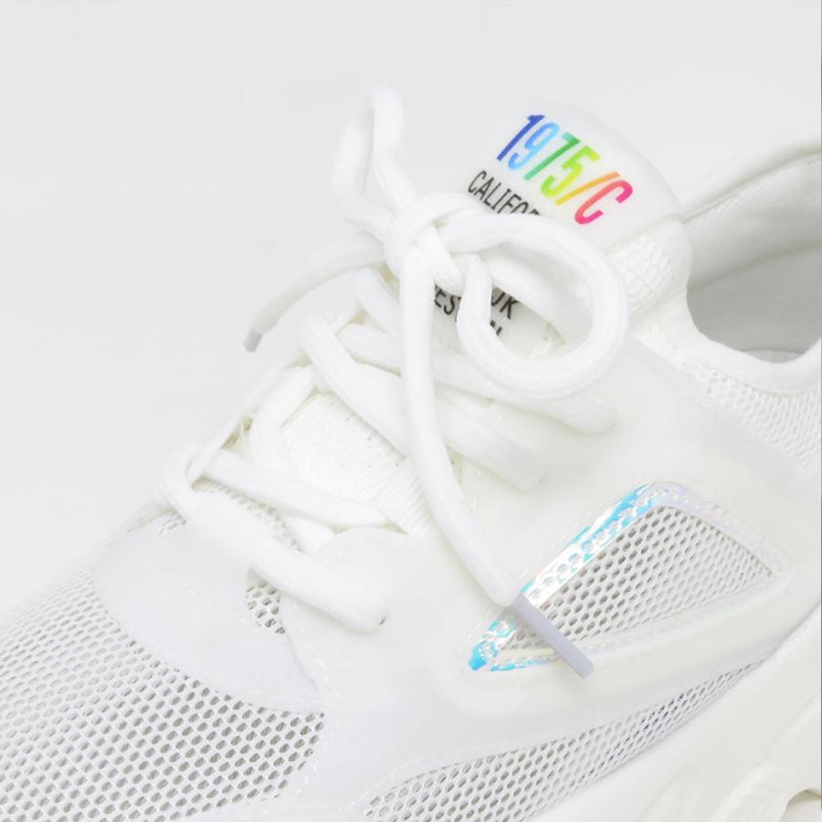 蒸れないメッシュスニーカー レディーススニーカー 軽量 軽い 厚底 黒