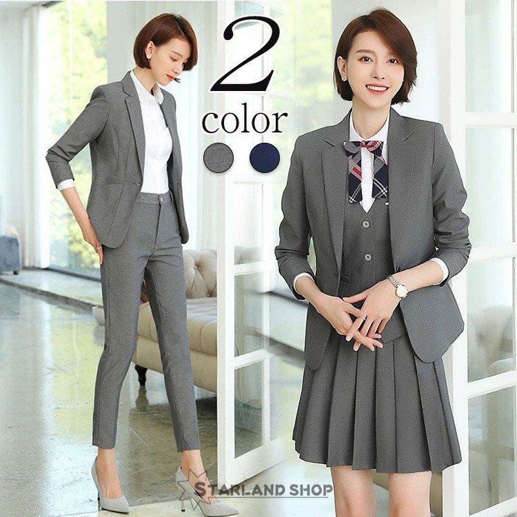 スーツ レディース スカートスーツ パンツスーツ 2点セット プリーツスカート セットアップ 春 卒業式 入学式  :lic829-1562:licorice - 通販 - Yahoo!ショッピング