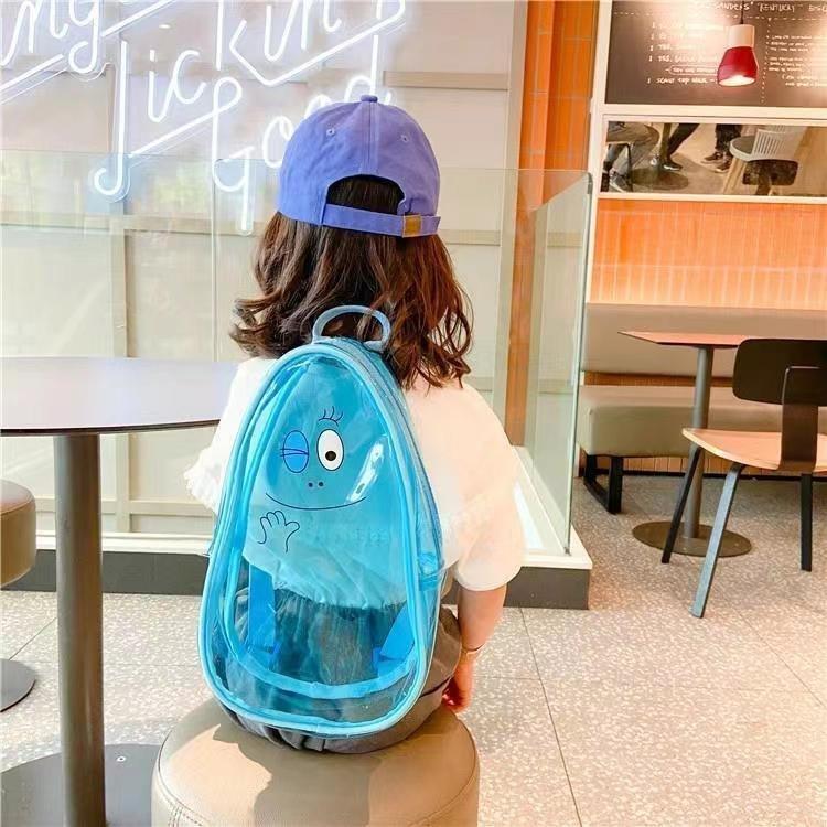 送料込】【送料込】キッズ 男の子 女の子 プールバック 女の子 男の子 水泳バッグ キッズバッグ リュックサック 子供 かばん クリアキャラクターリュック スイミングバッグ その他スポーツバッグ 子ども キャラクター クリアバック リュック バーバパパ イエロー プールバック