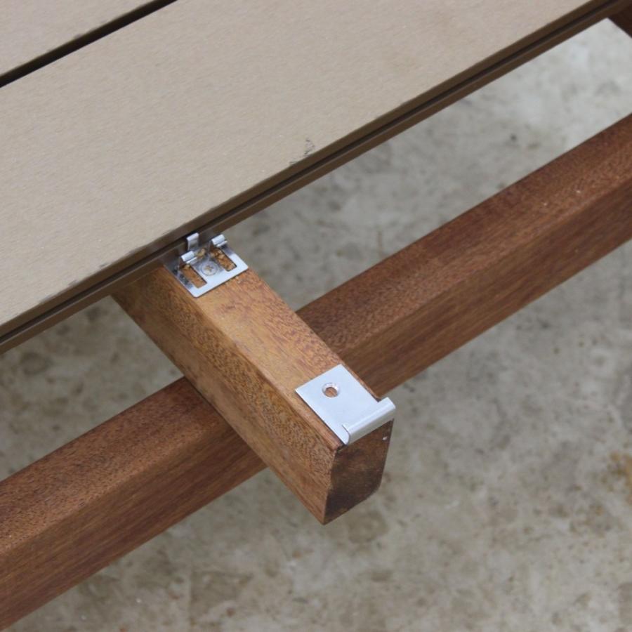 ウッドデッキ 人工木材 Diy 材料 アドバンスデッキ用 端部金具 個セット 部材 樹脂デッキ Wdadv P002 ウッドデッキ通信販売 リーベ 通販 Yahoo ショッピング