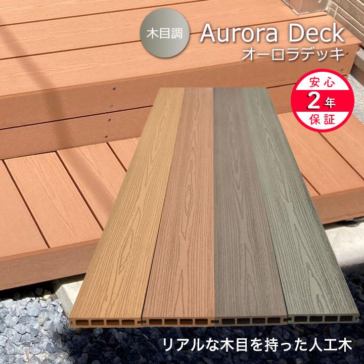 送料無料 ウッドデッキ 人工木 DIY 12本セット 25×140×2000mm（54kg） オーロラデッキ チーク 床材 面材 中空材 木目調 人工木｜liebe｜02