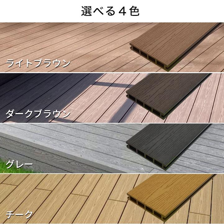 リーベ 送料無料 ウッドデッキ 人工木 床材 [木目調] 25×140×2000mm