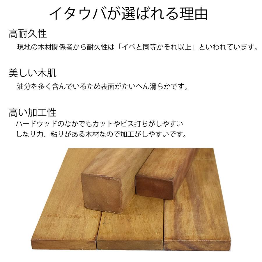 無垢　木材　建材　イタウバ　90×90×3000 無垢 木材 建材 イタウバ 90×90×3000