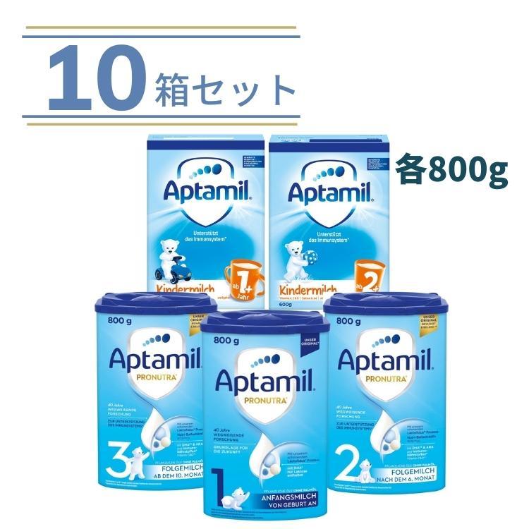 Aptamil アプタミル 粉ミルク Pronutura （全5種類）800g x 10箱