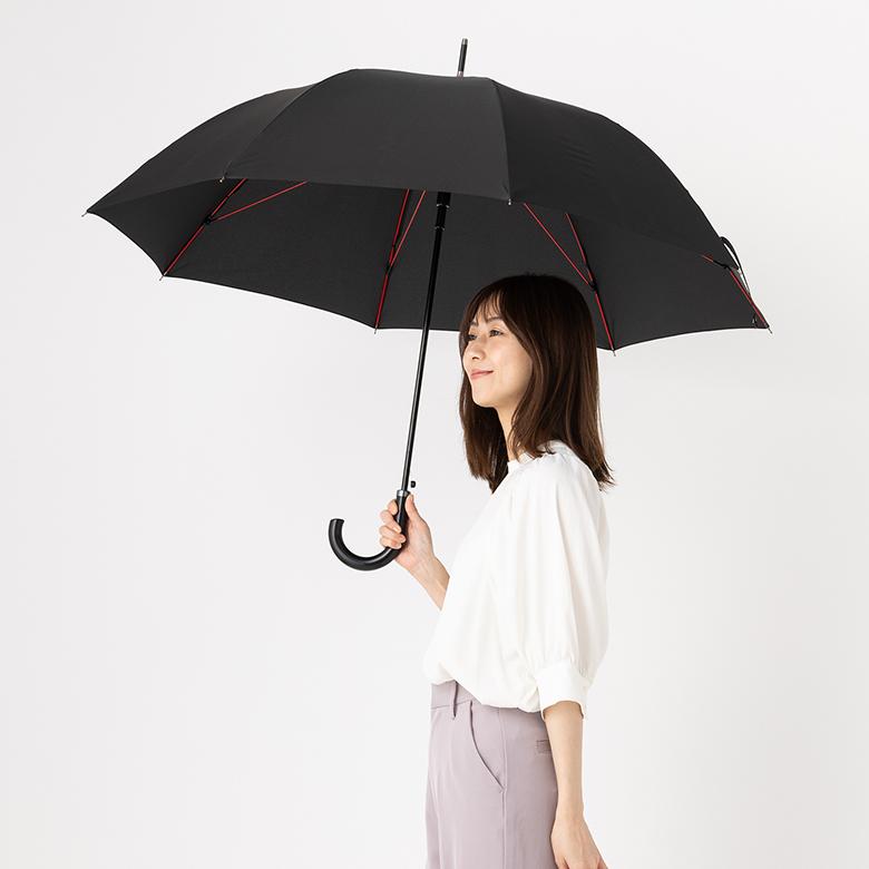 Lieben（リーベン） ジャンプ傘 メンズ 長傘 ワンタッチ 65cm 大きめ