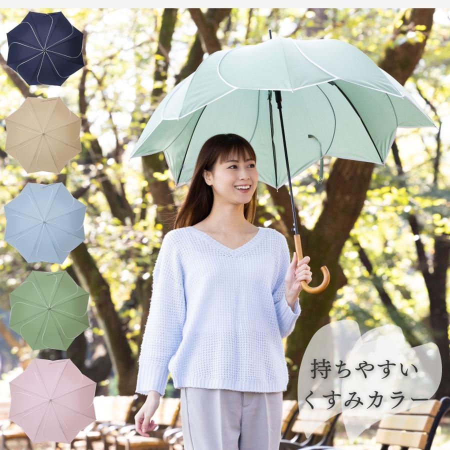 Lieben（リーベン） 傘 レディース 長傘 ジャンプ傘 フラワー 60cm