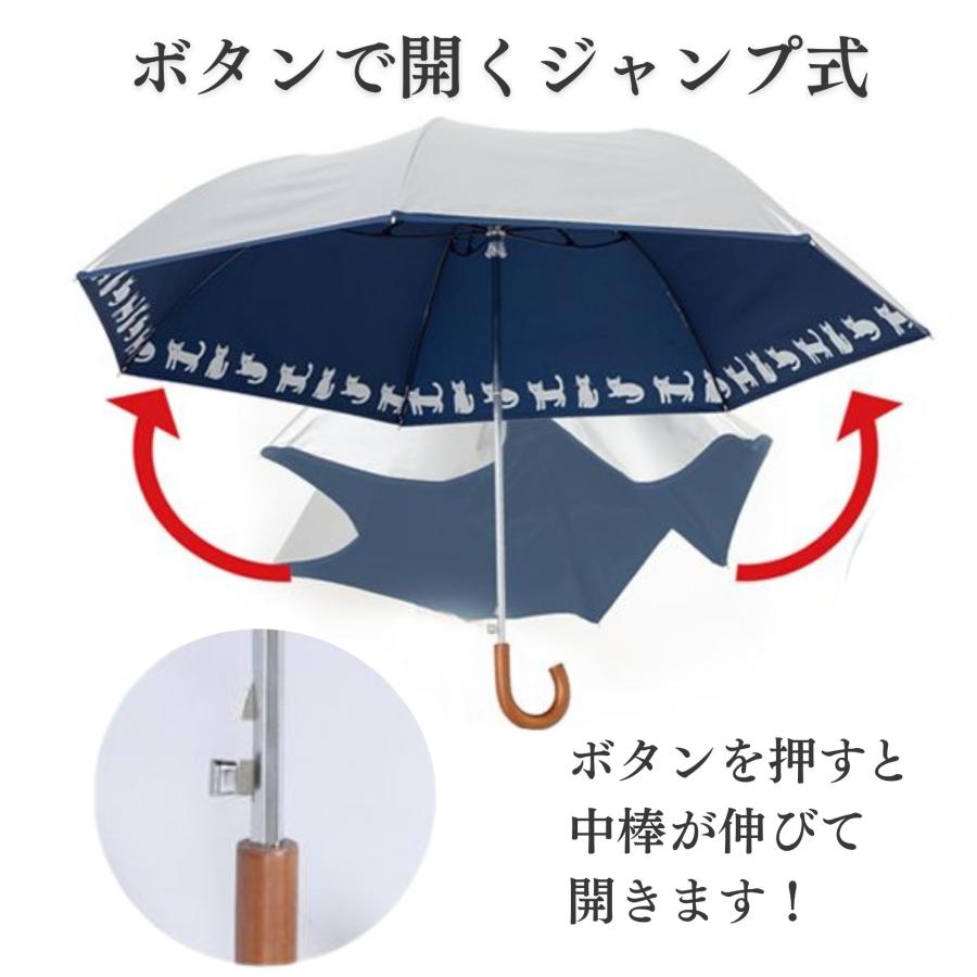 Lieben（リーベン） 日傘 折りたたみジャンプ傘 晴雨兼用 55cm×7本骨