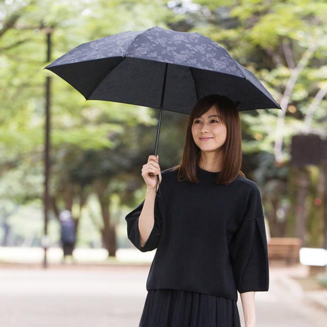 Lieben（リーベン） 日傘 折りたたみ 晴雨兼用 フォーマルミニ傘 慶弔